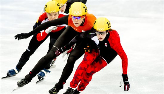 Jorien ter Mors in actie tijdens haar heat | Foto: ANP